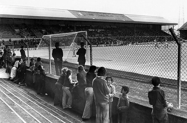 The childrens enclosure at the Grangetown Town end of Ninian park