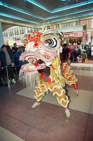 Chinese New Year, Broad Street Mall. 24th February 1996