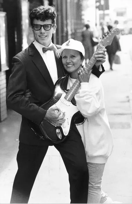 Framed Print : Chip Esten Who Plays Buddy Holly In The Stage Play With Actress Maria Elena Framed Print : Chip Esten Who Plays Buddy Holly In The Stage Play With Actress Maria Elena