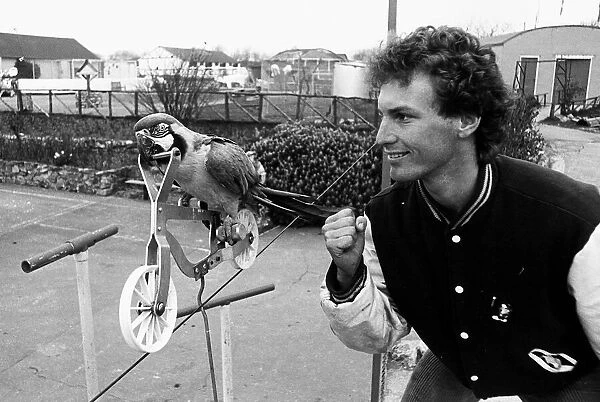 Chiquita the Tightrope Cycling Parrot 1980