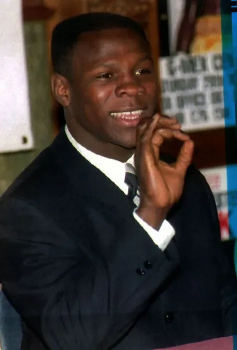 Framed Print : Chris Eubank Boxing announces his next fight at Manchesters G Mex Framed Print : Chris Eubank Boxing announces his next fight at Manchesters G Mex