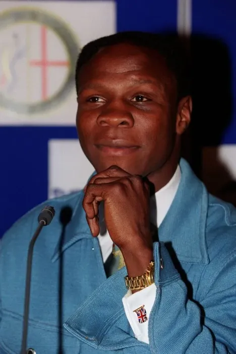 Framed Print : Chris Eubank Boxing June 98 At press conference Framed Print : Chris Eubank Boxing June 98 At press conference