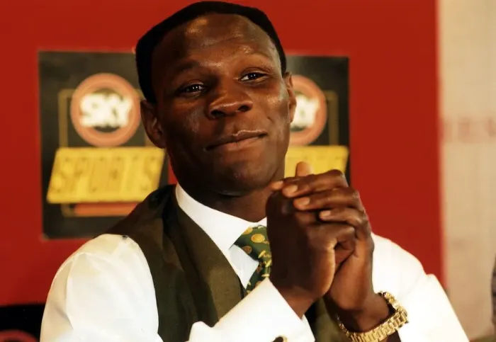 Framed Print : Chris Eubank Boxing press conference Framed Print : Chris Eubank Boxing press conference