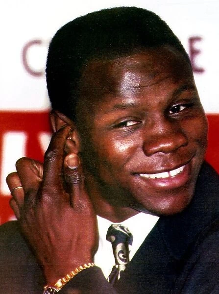 Chris Eubank Boxing smiles as he talks about the prize money for his next fight