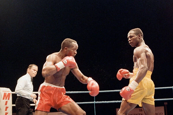 Chris Eubank defends his WBO super-middleweight title against Ron Essett at the Quinta do