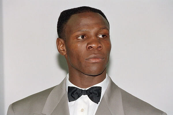 Chris Eubank after his epic win over Michael Watson for the WBO middleweight title