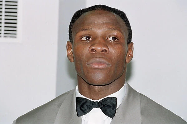 Chris Eubank after his epic win over Michael Watson for the WBO middleweight title