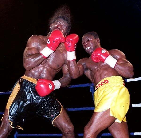 Chris Eubank v Carl Thompson at Sheffield Arena July 1998 The fight was stopped