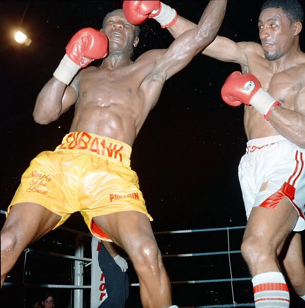 Chris Eubank vs Michael Watson for the WBO middleweight title at Earls Court Exhibition