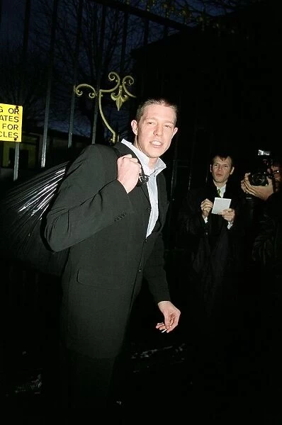Chris Harris December 1997 Stepson of film star Pierce Brosnan leaving Wormwood Scrubs