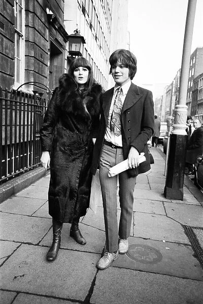 Chris Jagger, brother of Rolling Stones frontman Mick, seen here with Caroline Coon after