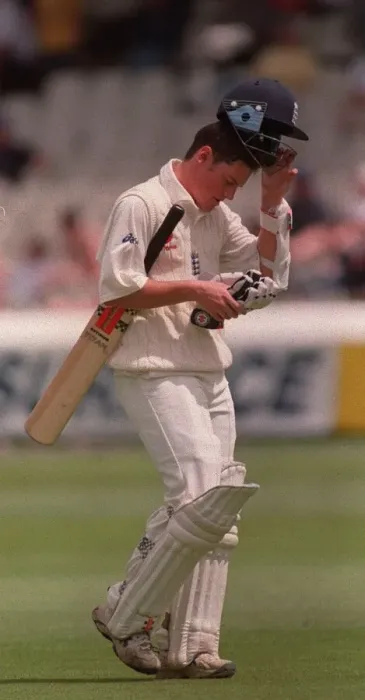 Framed Print : Chris Read Cricket Player Of England July 1999 Gets Out By The Bowling Of