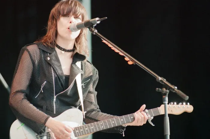 Framed Print : Chrissie Hynde (pictured) fronting her band The Pretenders Framed Print : Chrissie Hynde (pictured) fronting her band The Pretenders