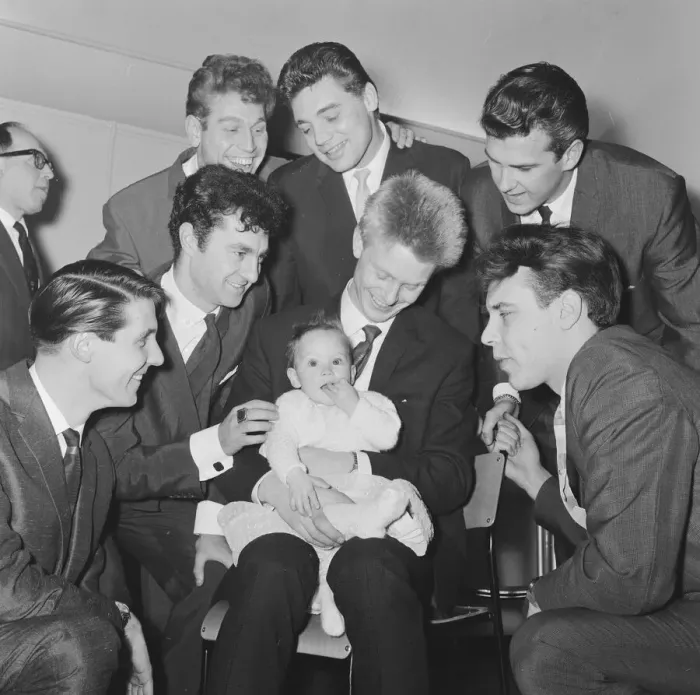 Framed Print : Christening of nine month old Berenice Ann Cooper, daughter of singer Joe Brown Framed Print : Christening of nine month old Berenice Ann Cooper, daughter of singer Joe Brown