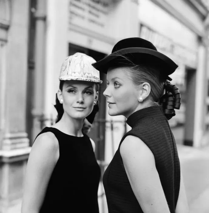 Framed Print : Christian Dior hat collection, Chapeaux, Autumn / Winter collection 1967 Framed Print : Christian Dior hat collection, Chapeaux, Autumn / Winter collection 1967