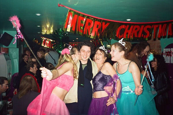 Christmas party at The Purple Turtle, Reading. 21st December 1997