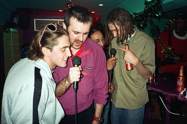 Christmas party at The Purple Turtle, Reading. 21st December 1997