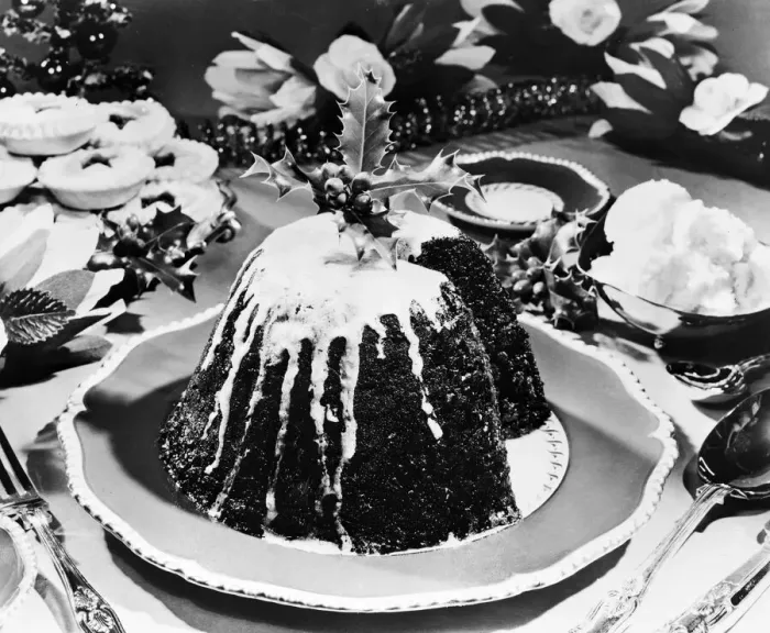Framed Print : Christmas Pudding, Circa 1930