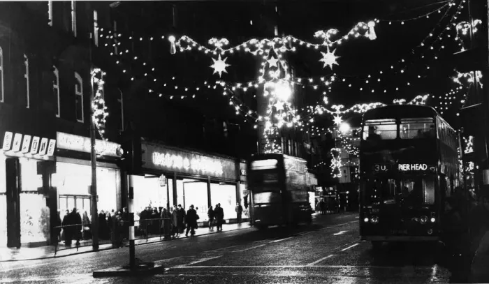 Framed Print : Christmas Street Lights on Church Street, Liverpool, England Framed Print : Christmas Street Lights on Church Street, Liverpool, England
