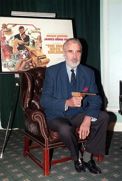 Christopher Lee who played the part of the villain Scaramanga in 1974 James Bond film The