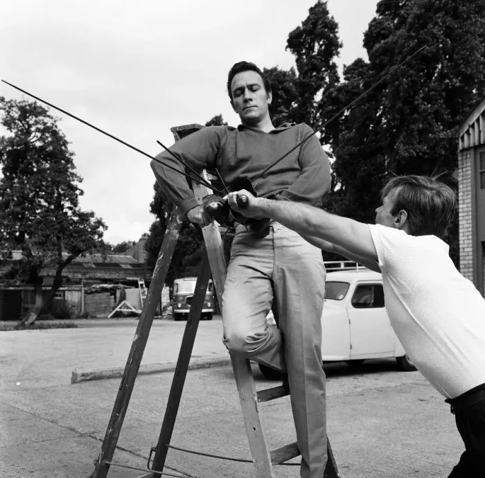 Framed Print : Christopher Plummer rehearsing for a production of Hamlet Framed Print : Christopher Plummer rehearsing for a production of Hamlet