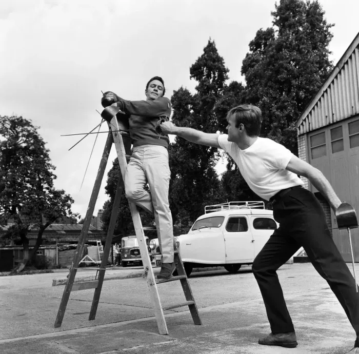 Framed Print : Christopher Plummer rehearsing for a production of Hamlet Framed Print : Christopher Plummer rehearsing for a production of Hamlet