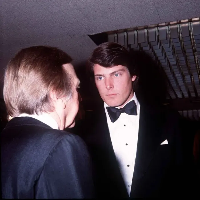 Framed Print : Christopher Reeve Actor at the Royal Film Performance December 1979 Framed Print : Christopher Reeve Actor at the Royal Film Performance December 1979
