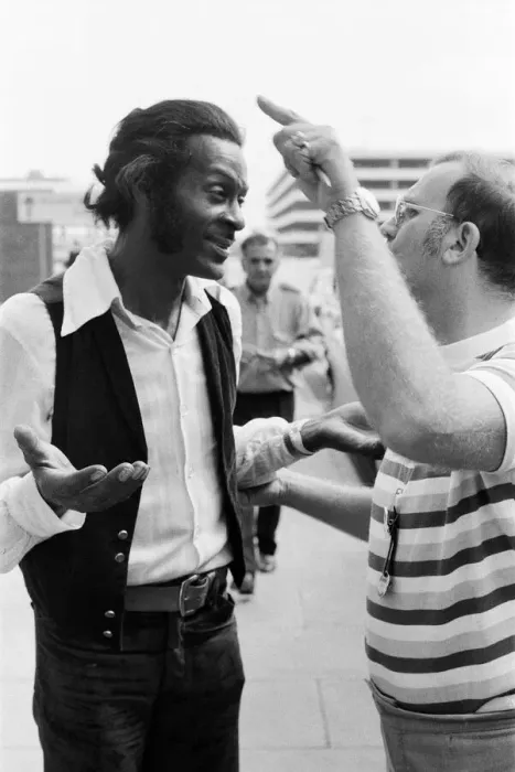 Framed Print : Chuck Berry arriving at Heathrow airport, London. 3rd August 1972 Framed Print : Chuck Berry arriving at Heathrow airport, London. 3rd August 1972
