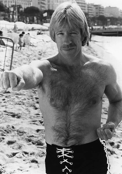 Chuck Norris Actor American Karate Champion seen here at the Cannes film festival - 27th