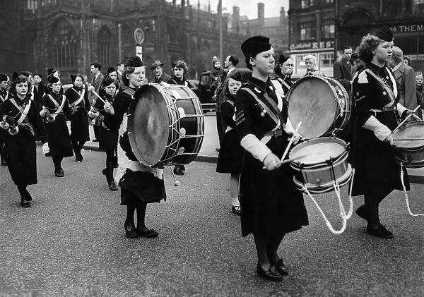 Church Girls Brigade Annual Church Parade at Manchester Cathedral
