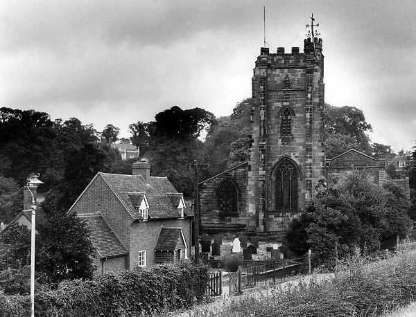 Church of St Chad, Lichfield, Staffordshire. 28th August 1952