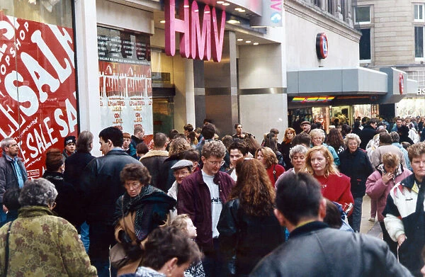Church Street, one of Liverpools shopping areas, on the first day of the sales