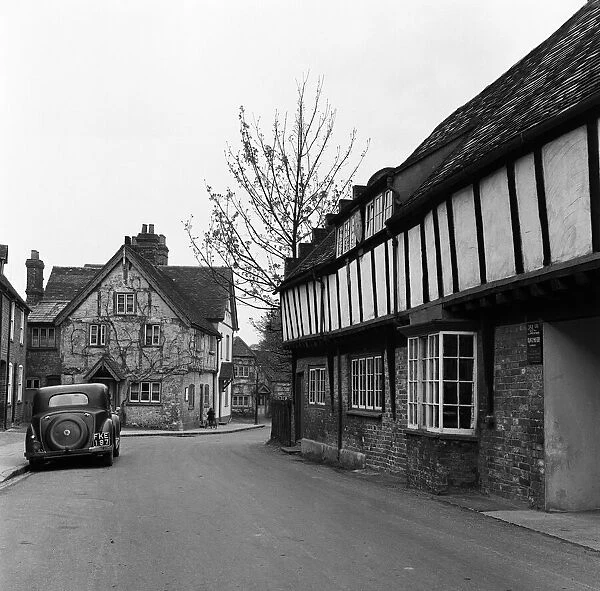 Church Street in Princes Risborough, Buckinghamshire. 18th May 1954