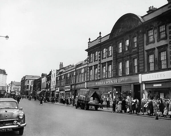 Church Street, St Helens, Merseyside, 25th August 1958