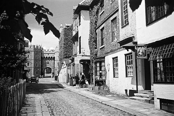 Church Street in Windsor, Berkshire. 3rd July 1944