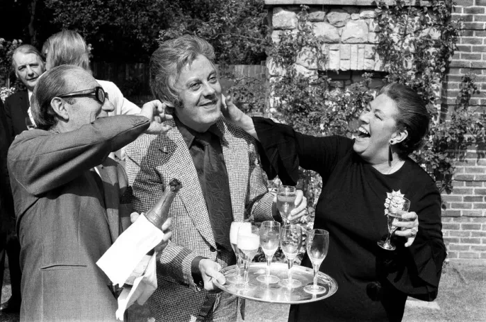 Framed Print : Cicely Courtneidge, actress, celebrates the 70th anniversary of her first stage Framed Print : Cicely Courtneidge, actress, celebrates the 70th anniversary of her first stage
