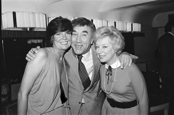 Cilla Black (left) Frankie Howerd (middle) June Whitfield (right