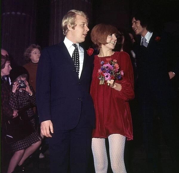 Cilla Black marries Bobby Willis at Marylebone register office in London