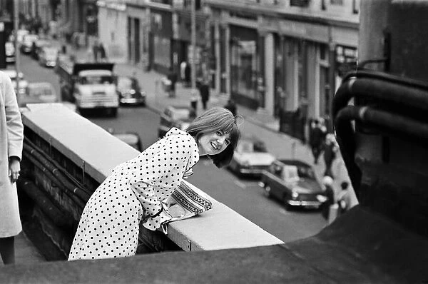 Cilla Black, pictured in London. 8th May 1964