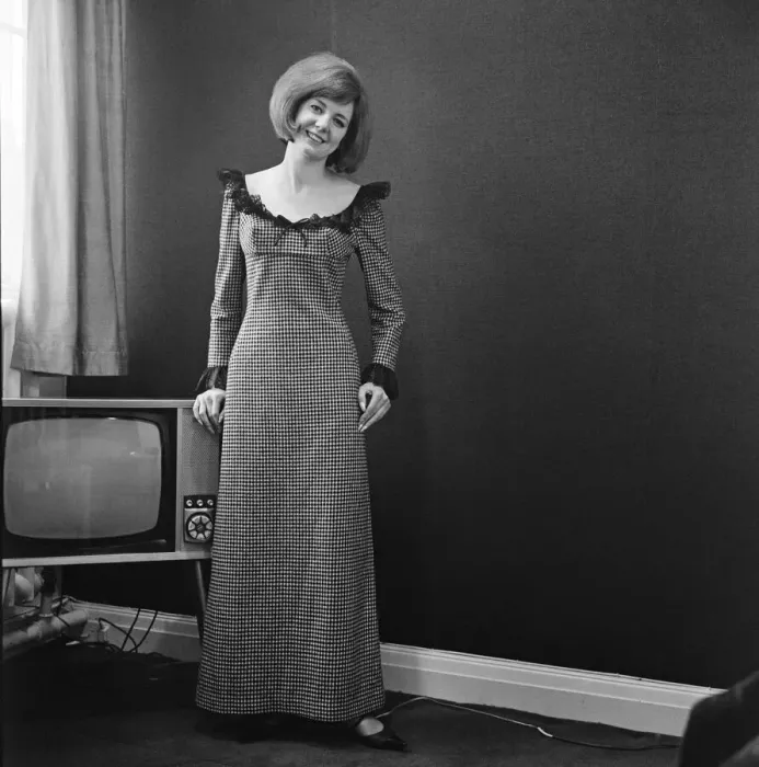 Framed Print : Cilla Black, singer and television personality pictured in this posed feature for Framed Print : Cilla Black, singer and television personality pictured in this posed feature for