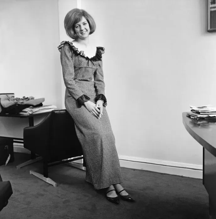 Framed Print : Cilla Black, singer and television personality pictured in this posed feature for Framed Print : Cilla Black, singer and television personality pictured in this posed feature for