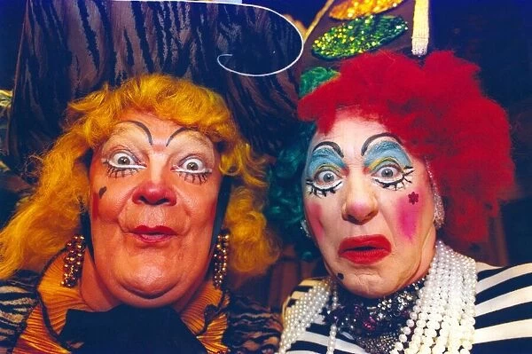 Cinderellas ugly sisters ready for the ball