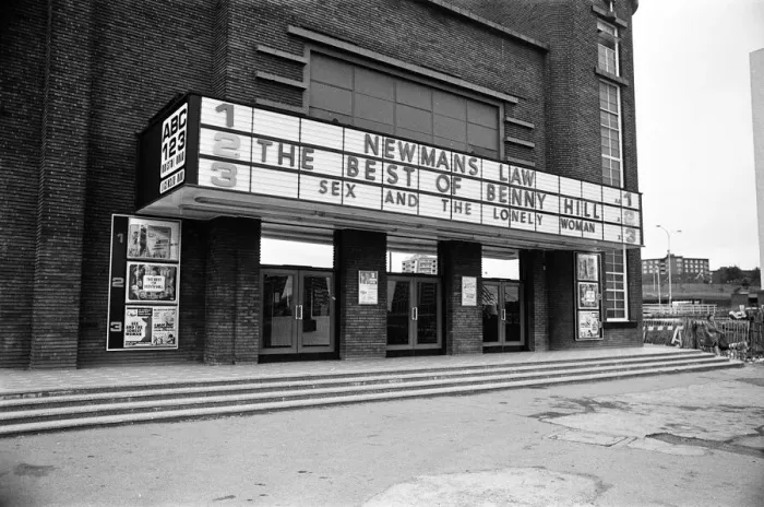 Framed Print : Cinemas in Birmingham. ABC cinema, Bristol Road. 31st July 1974