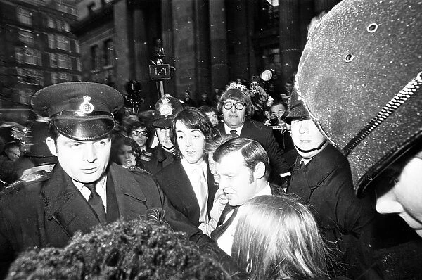 Civil Wedding of Paul McCartney & Linda Eastman at Marylebone Register Office London