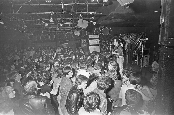 The Clash performing at The Rock Garden in Middlesbrough, 19th May 1977
