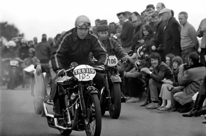 Framed Print : Classic. Motorsports. I. O. M. TT. Racing. Vintage Rally of Motor Cycles Framed Print : Classic. Motorsports. I. O. M. TT. Racing. Vintage Rally of Motor Cycles