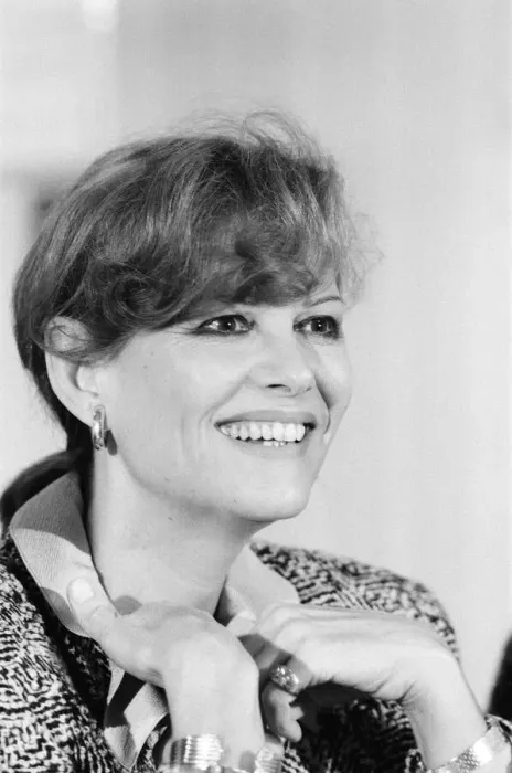 Framed Print : Claudia Cardinale, Italian actress in London to promote her latest film, History Framed Print : Claudia Cardinale, Italian actress in London to promote her latest film, History