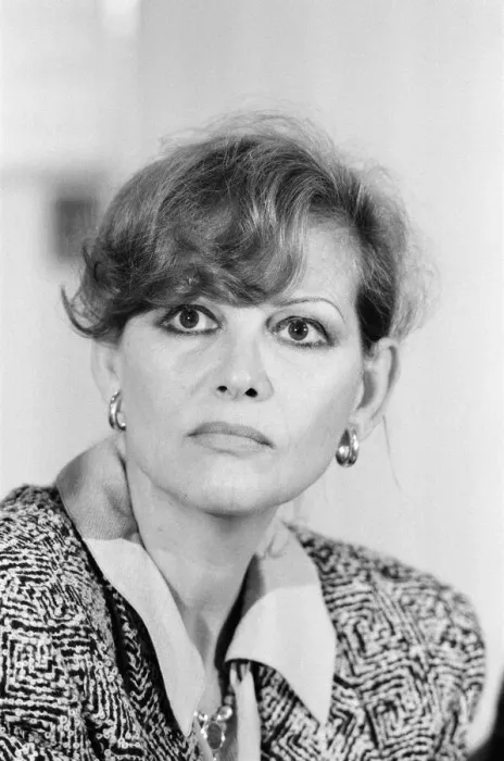 Framed Print : Claudia Cardinale, Italian actress in London to promote her latest film, History