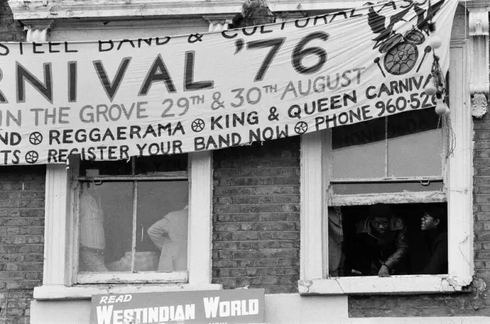 Framed Print : Cleaning-up began in the streets of Notting Hill after monday nights rioting following Framed Print : Cleaning-up began in the streets of Notting Hill after monday nights rioting following