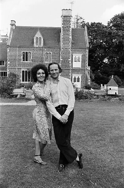 Cleo Laine and her husband Johnny Dankworth at their home, the Old Rectory